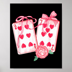 67 Valentinstag Mahjong Lustig Sechs Sieben Meme C Poster