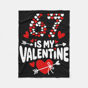 67 Valentinstag Meme 67. Geburtstag 6 7 Valentin Fleecedecke