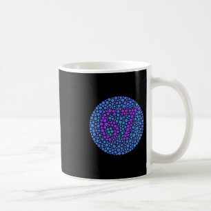 67 Versteckter Meme Trend Gen Z Alpha Six Seven 6 Kaffeetasse