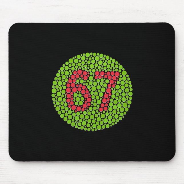 67 Versteckter Meme Trend Gen Z Alpha Six Seven 6  Mousepad (Vorne)