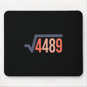 67 Vintage Lustiger Meme Quadratwurzel 4489 Slang Mousepad