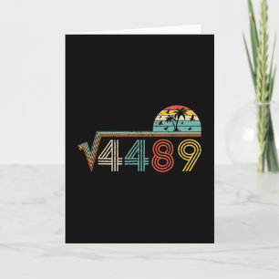 67 Vintage Meme Quadratwurzel 4489 Slang Mathemati Karte
