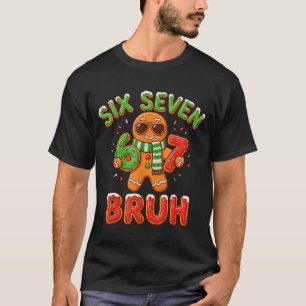 67 Weihnachten 6 7 Meme Lebkuchenmann Xmas Pyjamas T-Shirt
