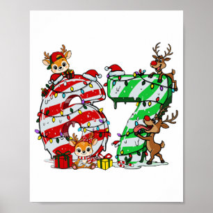 67 Weihnachten 6 7 Meme Schlafanzüge Feiertage Gen Poster