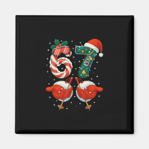 67 Weihnachten 6 7 Meme Ski Weihnachten Winter Pyj Magnet