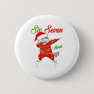 67 Weihnachten Lustig Sechs Sieben Bruh Meme Gehir Button