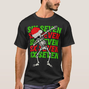 67 Weihnachten Lustig Sechs Sieben Meme Brainrot D T-Shirt