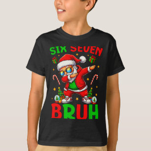 67 Weihnachten Lustig Sechs Sieben Meme Brainrot S T-Shirt