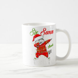 67 Weihnachten Lustig Six Seven Bruh Meme Brainrot Kaffeetasse