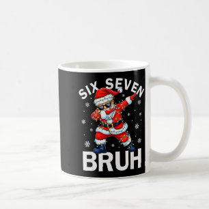 67 Weihnachten Lustig Six Seven Bruh Meme Dabbing Kaffeetasse