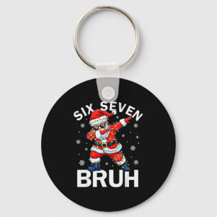 67 Weihnachten Lustig Six Seven Bruh Meme Dabbing  Schlüsselanhänger