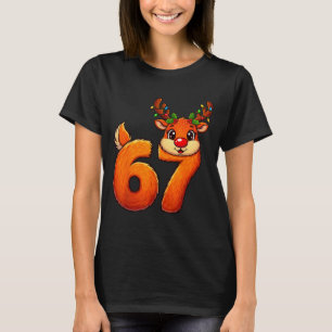 67 Weihnachten Lustiges Rentier Bruh Meme Pyjama F T-Shirt