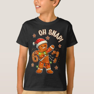 67 Weihnachten Oh Snap Lebkuchenmann 6 7 Meme Xmas T-Shirt