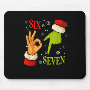 67 Weihnachten Santa Claus Grün 6 7 Internet Meme  Mousepad