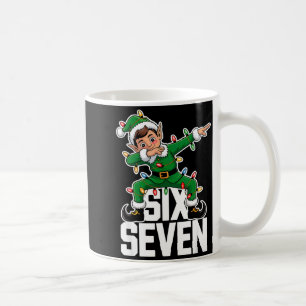 67 Weihnachten Six Seven 6 7 Meme Lustiger Dabbing Kaffeetasse