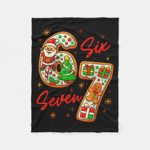 67 Weihnachten Trending Meme Sagen 6 7 Meme Kostüm Fleecedecke