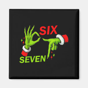 67 Weihnachten Trending Meme Spruch 6 7 Meme Kostü Magnet