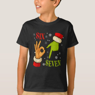67 Weihnachten Weihnachtsmann Grün 6 7 Internet Me T-Shirt