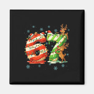 67 Weihnachts-Meme 6 7 Zahlen Sechs Sieben Gen Z A Magnet