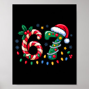 67 Weihnachts-Meme Sechs Sieben Xmas Lustig Jungen Poster