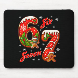 67 Weihnachts-Meme-Spruch 6 7 Meme-Kostüm Xmas Mousepad