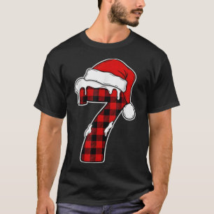 67 Weihnachts-Pyjama-Shirt Six Seven Meme 7 Rot Ka T-Shirt