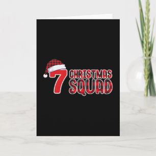 67 Weihnachts-Shirt Six Seven Meme Squad 67 Rot Pl Karte