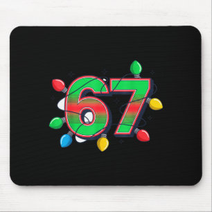 67 Weihnachtsbeleuchtung Tacky Meme Design Mousepad