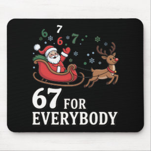 67 Weihnachtskostüm für jeden Six Seven Xmas Mousepad