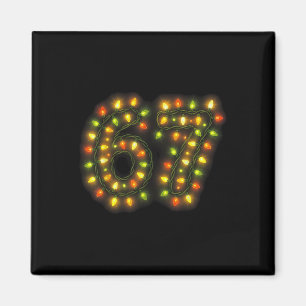 67 Weihnachtslichter 6 7 Meme Gen Alpha Slang  Magnet