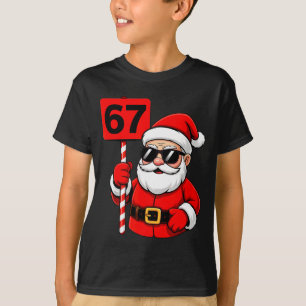 67 Weihnachtsmann Meme 6 7 Lustige Weihnachten 6-7 T-Shirt
