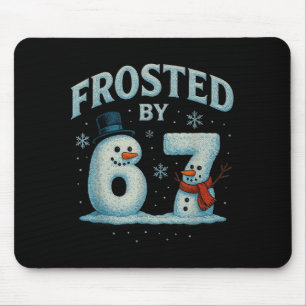 67 Weihnachtsmann Schneemann 6 7 Internet Meme Wei Mousepad