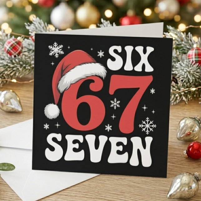 67 Weihnachtsmannhut Weihnachten Six Seven Lustige (Von Creator hochgeladen)