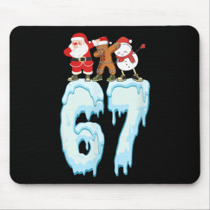 67 Weihnachtsmeme 6 7 Zahlen Sechs Sieben Lustige  Mousepad