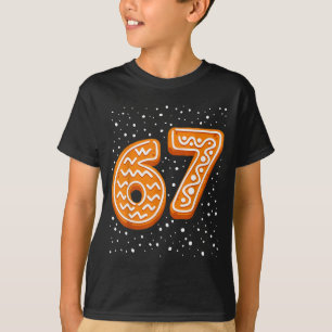 67 Weihnachtsschnee 6 7 Lebkuchen Six Seven Xmas T-Shirt
