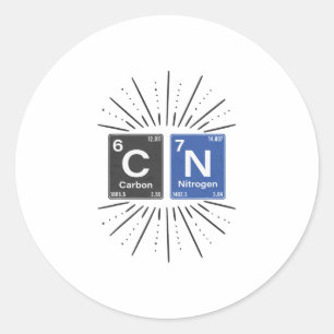67 Wissenschaft Meme Humor Chemie Nerd Periodensys Runder Aufkleber