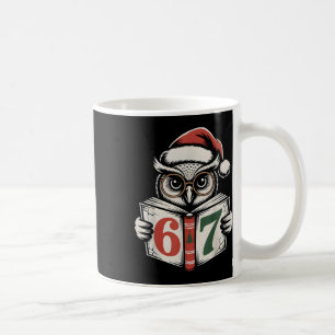 67 Zahl Eule Weihnachten Internet Meme Feiertag Kaffeetasse