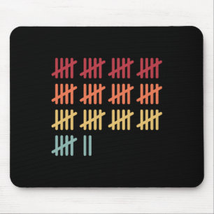 67 Zählen Mathelehrer Mathematik 67. Zahl V Mousepad