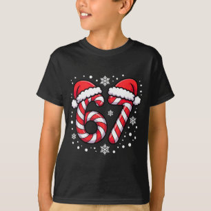 67 Zuckerstangen Santa T-Shirt