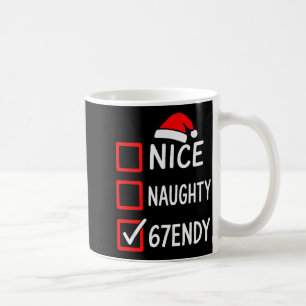 67endy Weihnachts-Checkliste – 6 7 Nett Unartig Se Kaffeetasse