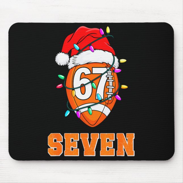 67endy Xmas Football – Six &amp; Seven Matching Co Mousepad (Vorne)