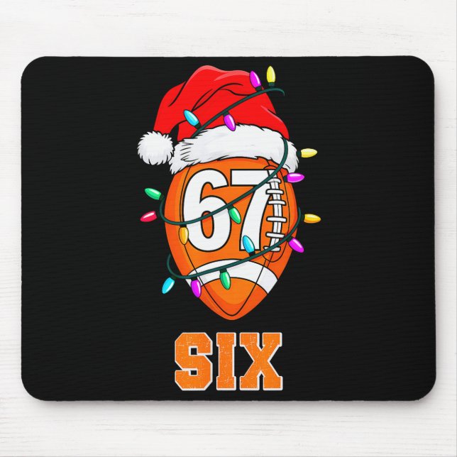 67endy Xmas Football – Six &amp; Seven Matching Co Mousepad (Vorne)