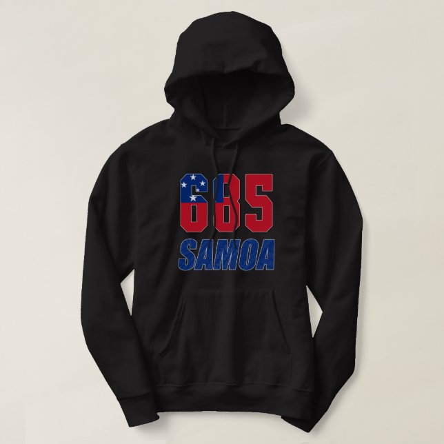 685 Samoa Design Bekleidung Hoodie (Design vorne)