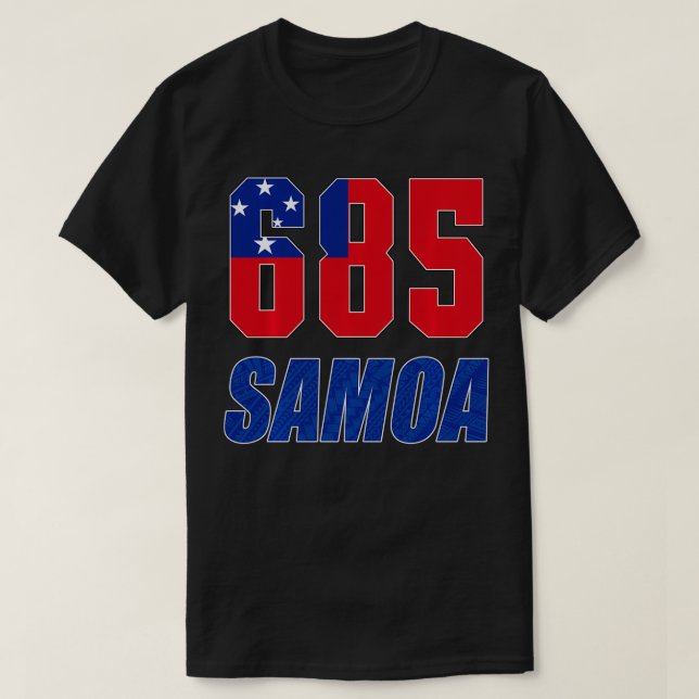 685 Samoa Design Bekleidung T-Shirt (Design vorne)