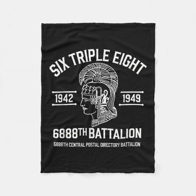 6888. Zentrales Postamt Bataillon 6 Triple Fleecedecke (Vorderseite)