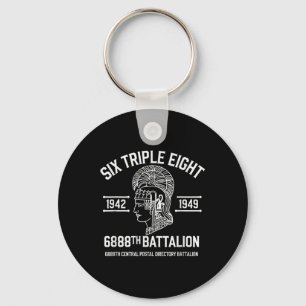 6888. Zentrales Postverzeichnis-Bataillon 6 Triple Schlüsselanhänger