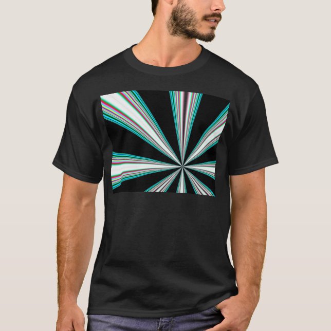 68/40 Fraktal-Kunst T-Shirt (Vorderseite)