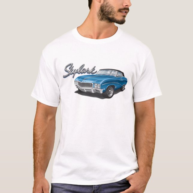 68 Buick Skylark im Blau T-Shirt (Vorderseite)