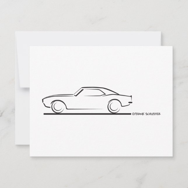 68 Camaro Hard Top BLK (Vorderseite)