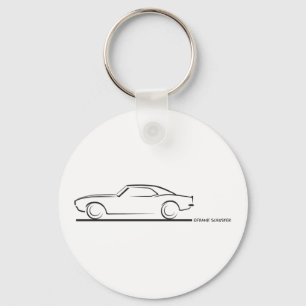 68 Camaro Hard Top BLK Schlüsselanhänger